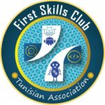 Logo du First Skills Club, une association tunisienne dédiée à la robotique et à l'apprentissage des compétences techniques pour les jeunes.